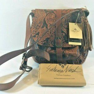 Patricia Nash Barcellona Shoulder Saddle Bag